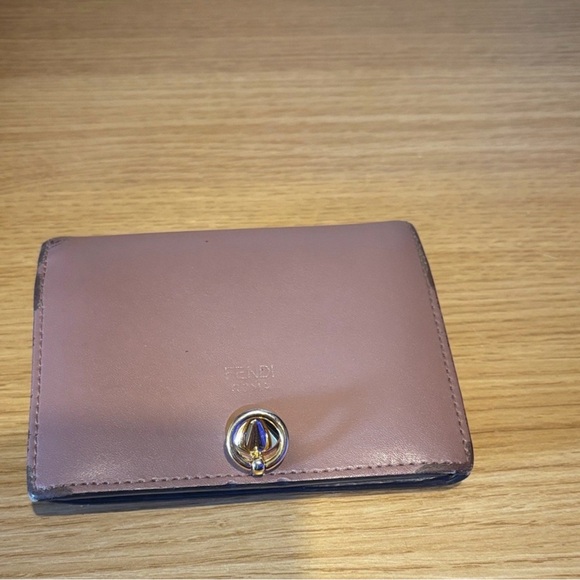 Fendi Blush Pink Leather Snap Wallet | Authentic | Priced for Condition - Picture 3 of 15